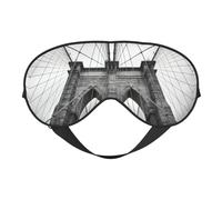 Brooklyn Bridge - Antifaz para dormir con estampado de puente de Brooklyn, vendas nocturnas, cubierta suave para sombra de ojos para mujeres y hombres, para viajes, siesta y meditación