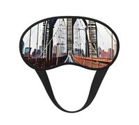 Brooklyn Bridge - Antifaz para dormir de lado con diseño de puente de Brooklyn, para hombres y mujeres
