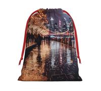 Brooklyn Bridge - Colección de bolsas de regalo con cordón ajustable, para cumpleaños, Navidad, vacaciones, regalos, recuerdos de fiesta