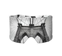 Brooklyn Bridge - Máscara de dormir con estampado de puente para hombres y mujeres, cubierta suave para los ojos, diadema insonorizada para viajes, siesta