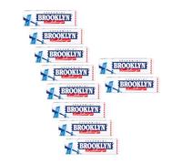 Brooklyn® | Brooklyn Gustolungo Verde Menta | Chicle en Tiras Sabor Menta - 10 Stick (250 Gr - 90 Chicles)