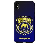 Brooklyn Nine-Nine Badge Catch Bad Guys & Look Good Doing It Carcasa para iPhone XS MAX