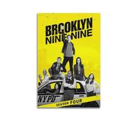 Brooklyn Nine Nine Season 4 pósteres en lienzo, decoración, pintura, arte, dormitorio, sala de estar, oficina, pinturas, decoración moderna del hogar, arte de pared, impresión de 08 x 12 pulgadas (20