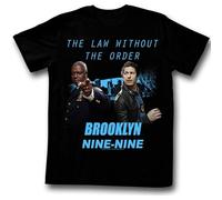 Brooklyn Nine Nine Sitcom Comedy Series Law Without The Order Mens T-Shirt Black Unisex tee S