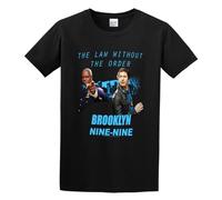 Brooklyn Nine Nine Sitcom Comedy Series Law Without The Order Mens T-Shirt Fashion Casual Unisex Black tee XL