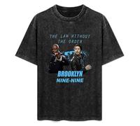 Brooklyn Nine-Nine Sitcom Comedy Series Law Without The Order T-Shirt Black Mens tee Unisex Shirt XXL