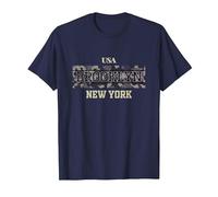 Brooklyn NY Vibes Outfit Shirts, Cool Brooklyn New York City Camiseta, Hombre, Azul Marino, 3XL