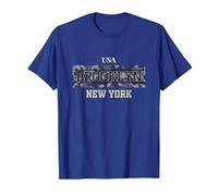 Brooklyn NY Vibes Outfit Shirts, Cool Brooklyn New York City Camiseta, Hombre, Azul Real, M