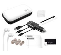 Brooklyn Paquete 14in1 Funda Estuche Rígido Auricular Charger para Nintendo Lite