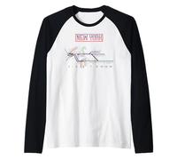 Brooklyn Tren Long Island Ferrocarril Carretera Tren Transporte Ferro Camiseta Manga Raglan