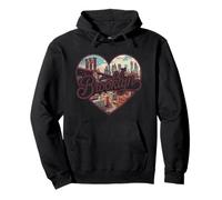 Brooklyn Vintage Heart T-Shirt - Retro NYC Bridge Souvenir Sudadera con Capucha