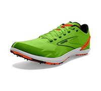 BROOKS 1000381D308 Draft XC Spikeless Sneaker Hombre Green Gecko/Red Orange/White EU 44