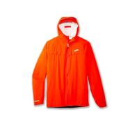 BROOKS 211448686 High Point Waterproof Jacket Jacket Hombre Cherry Tomato/Phantom Grey Tamaño 30