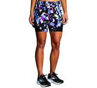 BROOKS 221464056 Chaser 5" 2-in-1 Short Shorts Mujer Black/BR Stack Tamaño 20
