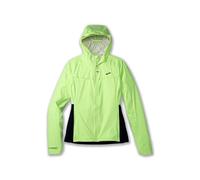 BROOKS 221608751 High Point Waterproof Jacket Jacket Mujer Lime/Navy Tamaño 30