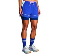 BROOKS 221611462 High Point 3" 2-in-1 Short Shorts Mujer Aegean/LT Slate Tamaño 20
