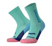 BROOKS 280495424 Ghost Crew Socks Unisex Adult Royal/White & White/Royal Tamaño 25