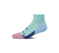BROOKS 280499413 Ghost Quarter Socks Unisex Adult Salt Air/Pink Tamaño 30