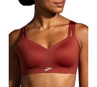 BROOKS 350087650 Dare Strappy Run Bra Sports Bra Mujer Copper/Ice Blue Tamaño 034AB