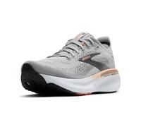 Brooks Adrenaline GTS 25 - Tenis de Correr y Caminar para Mujer, Gris/Perla ennegrecida/Coral, 8 Wide