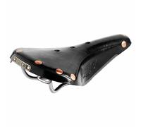 Brooks B17 Especial Titanio Sillín - Negro + Cobre Rivetes & Titanio Rieles