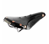 Brooks B17 Especial Titanio Sillín - Negro + Cobre Rivetes & Titanio Rieles