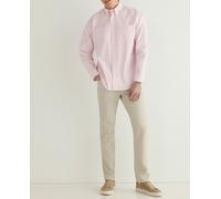 Brooks Brothers Camisa Non Iron de hombre slim de rayas rosa. Rosa 6/XXL