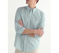 Brooks Brothers Camisa Non Iron de hombre slim de rayas verde. Verde 6/XXL