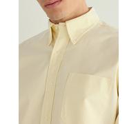 Brooks Brothers Camisa Non Iron de hombre slim lisa amarilla. Amarillo 2/S