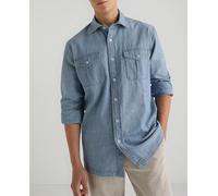 Brooks Brothers Camisa Non Iron de hombre slim lisa azul índigo. Azul índigo 3/M