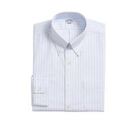 Brooks Brothers - Camisa Oxford de Corte Regular sin Planchado con Cuello Button Down - Shirts - Hombre - Azul - 2XL -