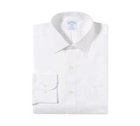 Brooks Brothers - Camisa Oxford Regular Fit Non-Iron con Cuello Ainsley - Shirts - Hombre - Blanco - S -