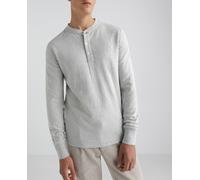 Brooks Brothers Camiseta de hombre blanca de manga larga. Blanco 5 (XL)