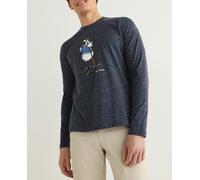 Brooks Brothers Camiseta de hombre multicolor de manga larga. Multicolor 2 (S)