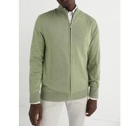 Brooks Brothers Cárdigan de hombre verde con cremallera. Verde 5/XL