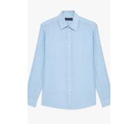 Brooks Brothers Classic Collar Shirt Linen Light Blue Talla: L | Camisas de Trabajo Outlet | Hombre | Blanco
