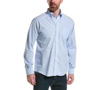 Brooks Brothers Friday Sport Shirt Camisa Abotonada, Azul Claro, M para Hombre