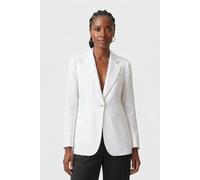 Brooks Brothers Jacket Linen White Talla: L | Blazers Outlet | Mujer | Blanco