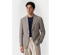 Brooks Brothers Jacket Regular Lining Linen Light Brown Talla: 46 | Blazers Outlet | Hombre | Blanco