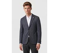 Brooks Brothers Jacket Regular Lining Linen Navy Talla: 44 | Blazers Outlet | Hombre | Blanco