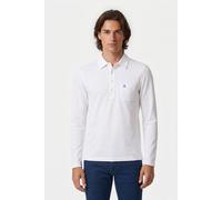 Brooks Brothers Knit Long Sleeve Polos White Talla: XL | Manga Larga Outlet | Hombre | Blanco