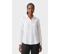 Brooks Brothers Linen Plain Overshirt White Talla: S | Camisas Outlet | Mujer | Blanco