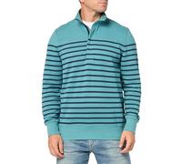 Brooks Brothers Mens 1/2-Zip Mock Pullover, Xl, Blue
