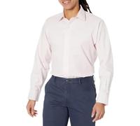 Brooks Brothers Men's Non-Iron Stretch Twill Solid Ainsley Spread Collar Dress Shirt, Light Pink