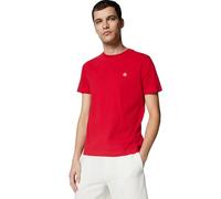 Brooks Brothers Men's Supima Cotton Short Sleeve Crewneck Logo T-Shirt, Red