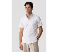 Brooks Brothers Non-iron Oxford Stretch Solids Regular Open White Talla: M | Camisas Casuales Outlet | Hombre | Blanco