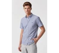 Brooks Brothers Non-iron Oxford Stretch Solids Regular Sodalite Talla: S | Camisas Casuales Outlet | Hombre