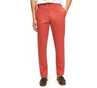 Brooks Brothers Pantalones Chinos de Popelina de algodón Supima elásticos para Hombre, Rojo Mineral, 36W x 34L