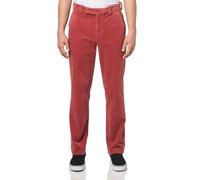 Brooks Brothers Pantalones de pana de algodón de ajuste regular para hombre, Marsala, 34W x 32L