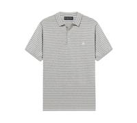 Brooks Brothers - Polo de punto a rayas de algodón- seda y lino - Tops - Hombre - Gris - L -